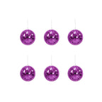 Boule de Noël Disco Rose - 6-Pack