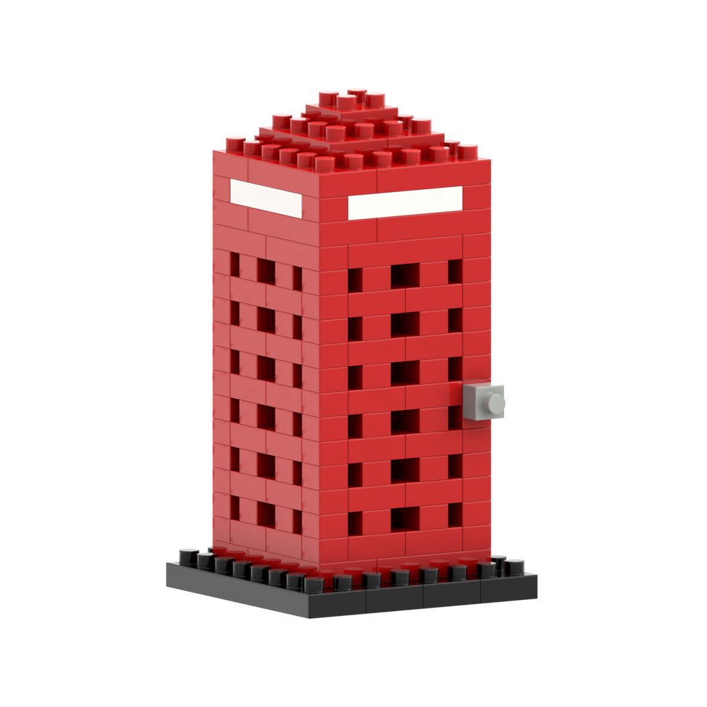 BRIXIES Cabine téléphonique rouge