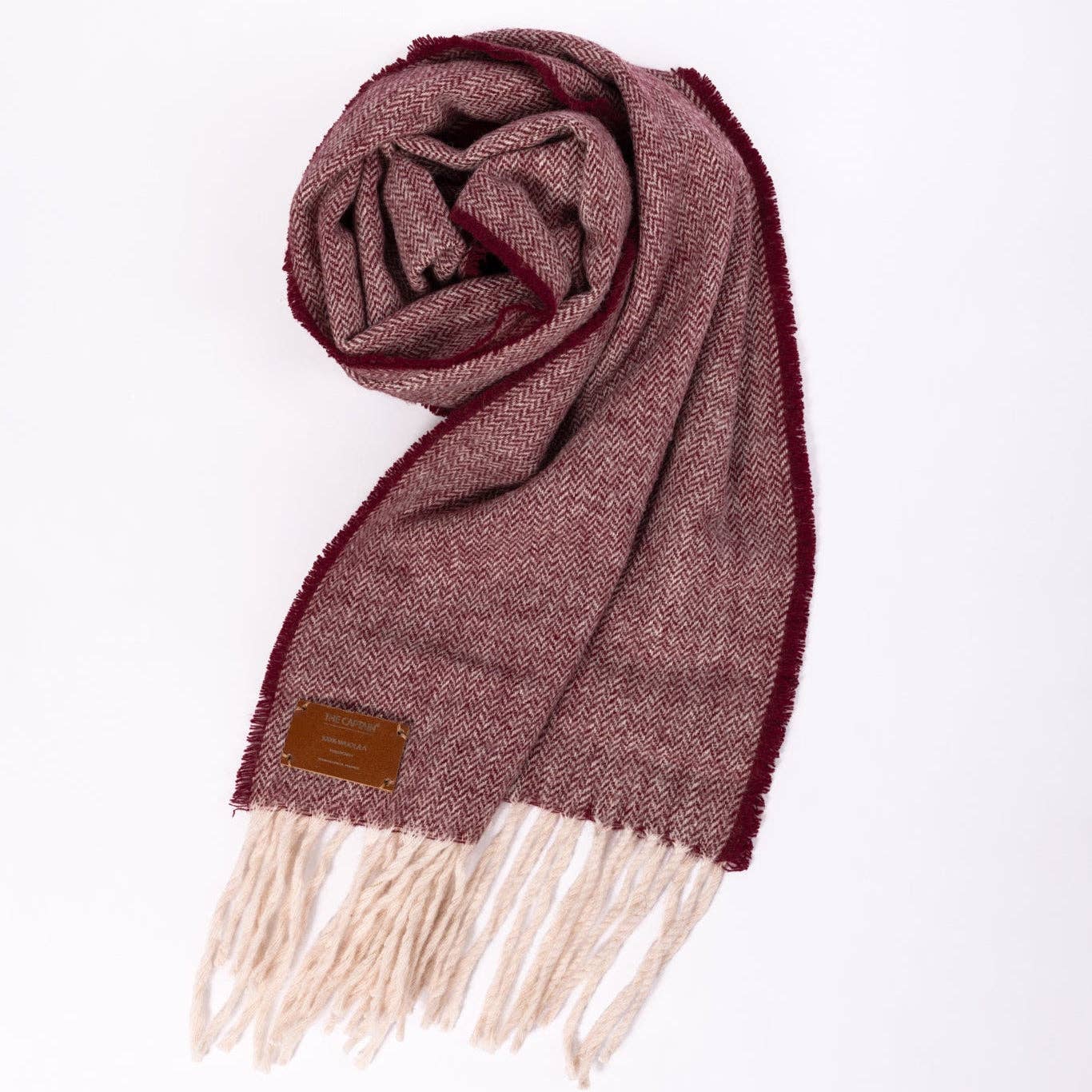 Écharpe Bordeaux en laine