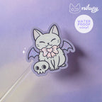 autocollants glitter chat chauve souris meowgical nikury 