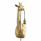 Lucie Giraffe Wandleuchte, Gold