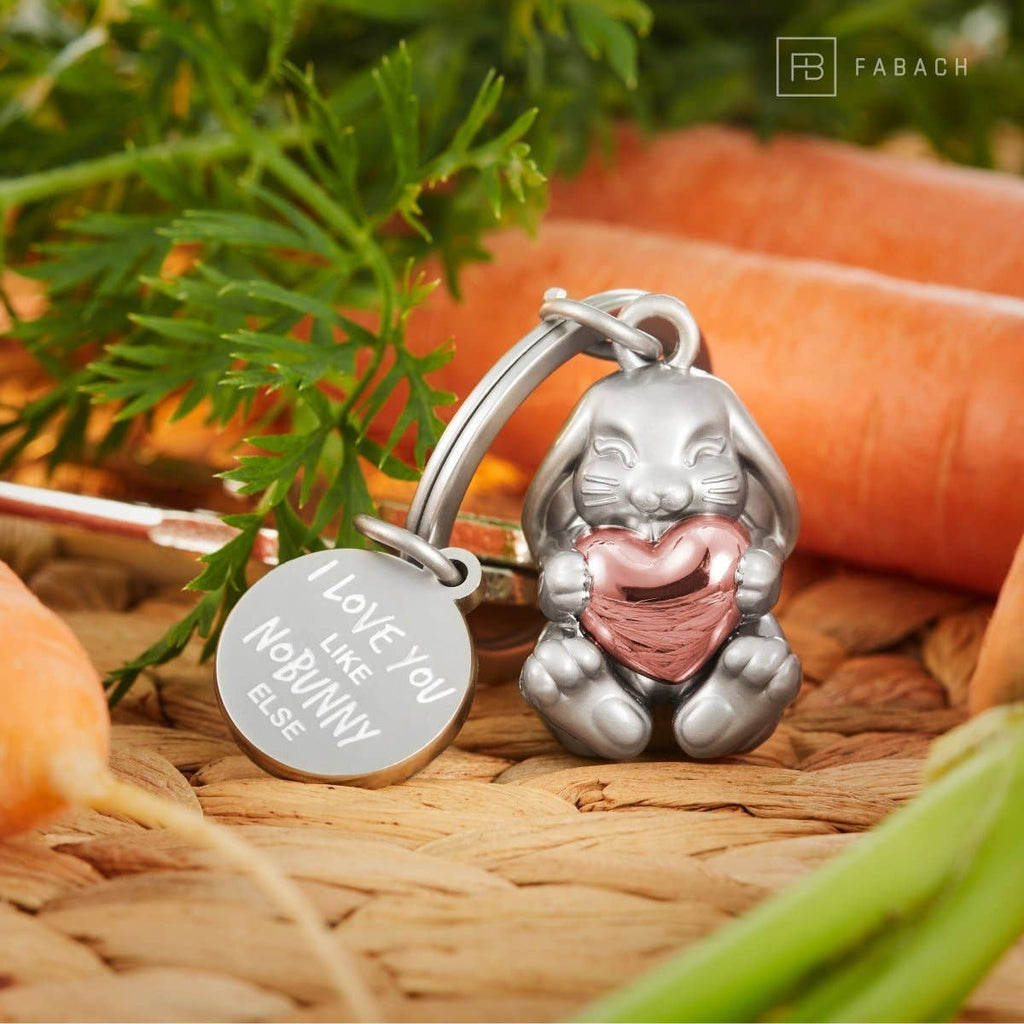 Porte-clés Lapin Bunny « I love you like nobunny else » | Design e regali originali