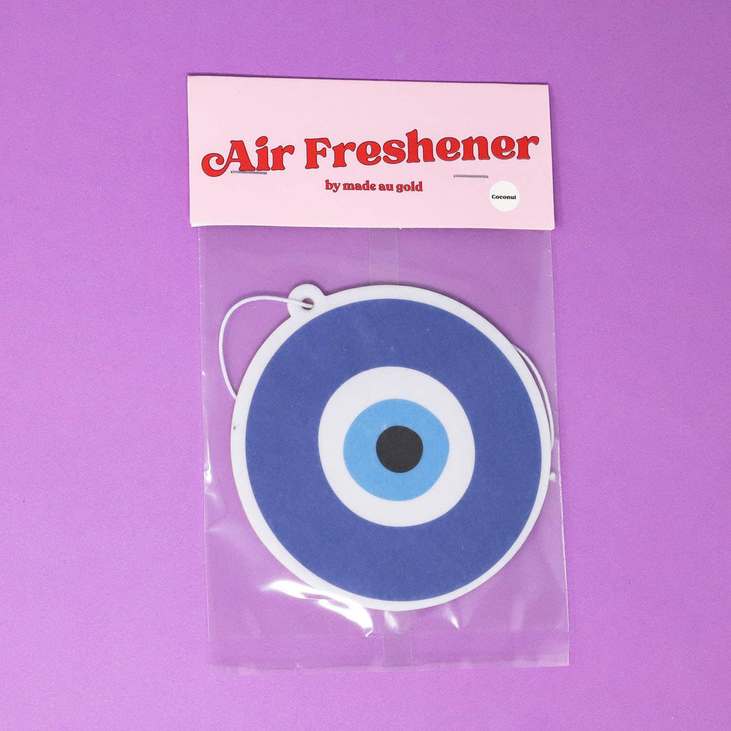 d sodorisant pour voiture oeil bleu made au gold 