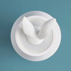 Lampe de table LED Hiding Rabbit, Blanc