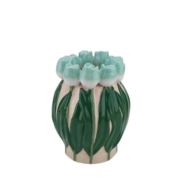 Tulip Vase - Mint/Green