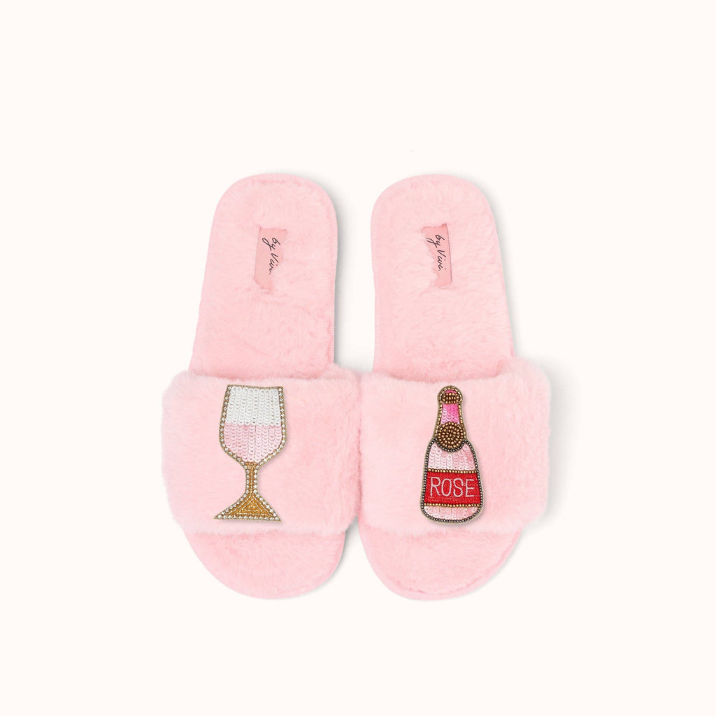 Paire de broches pour Chaussons - Vin Rosé | Designproducten en originele cadeaus