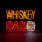 "Whiskey Bar" Neonschild