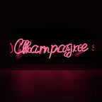 'Champagne' Glass Neon Sign