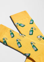 BeBeer Moutarde - Chaussettes coton biologique