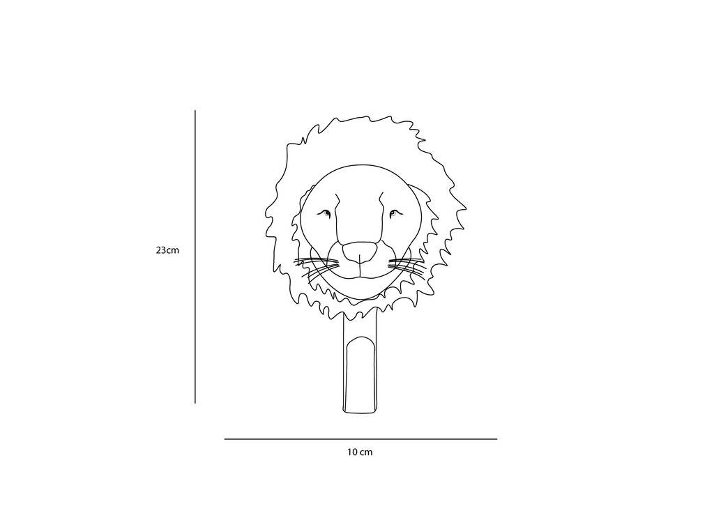 Porte-manteau Peluche Lion - Wild & Soft