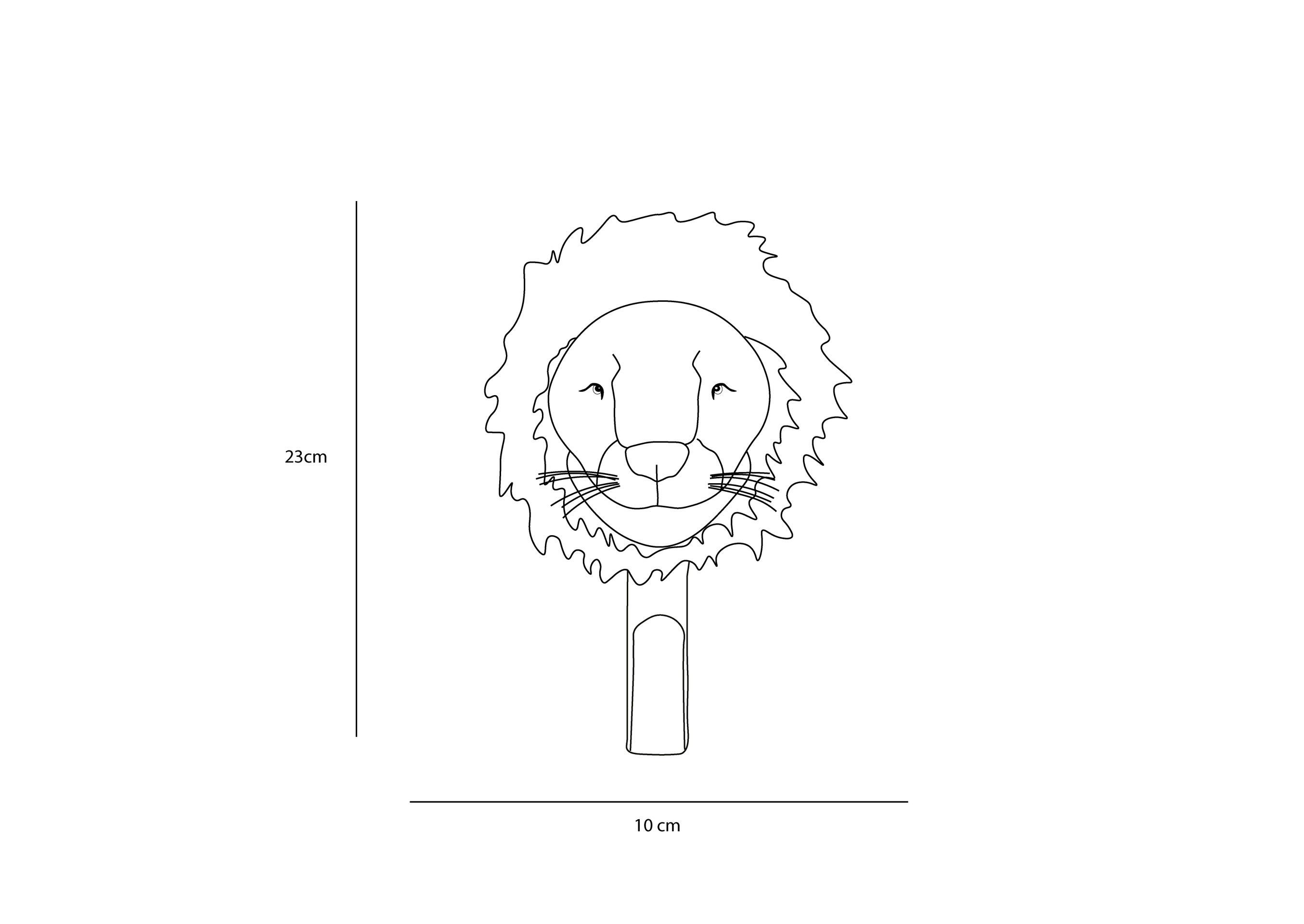 Porte-manteau Peluche Lion - Wild & Soft