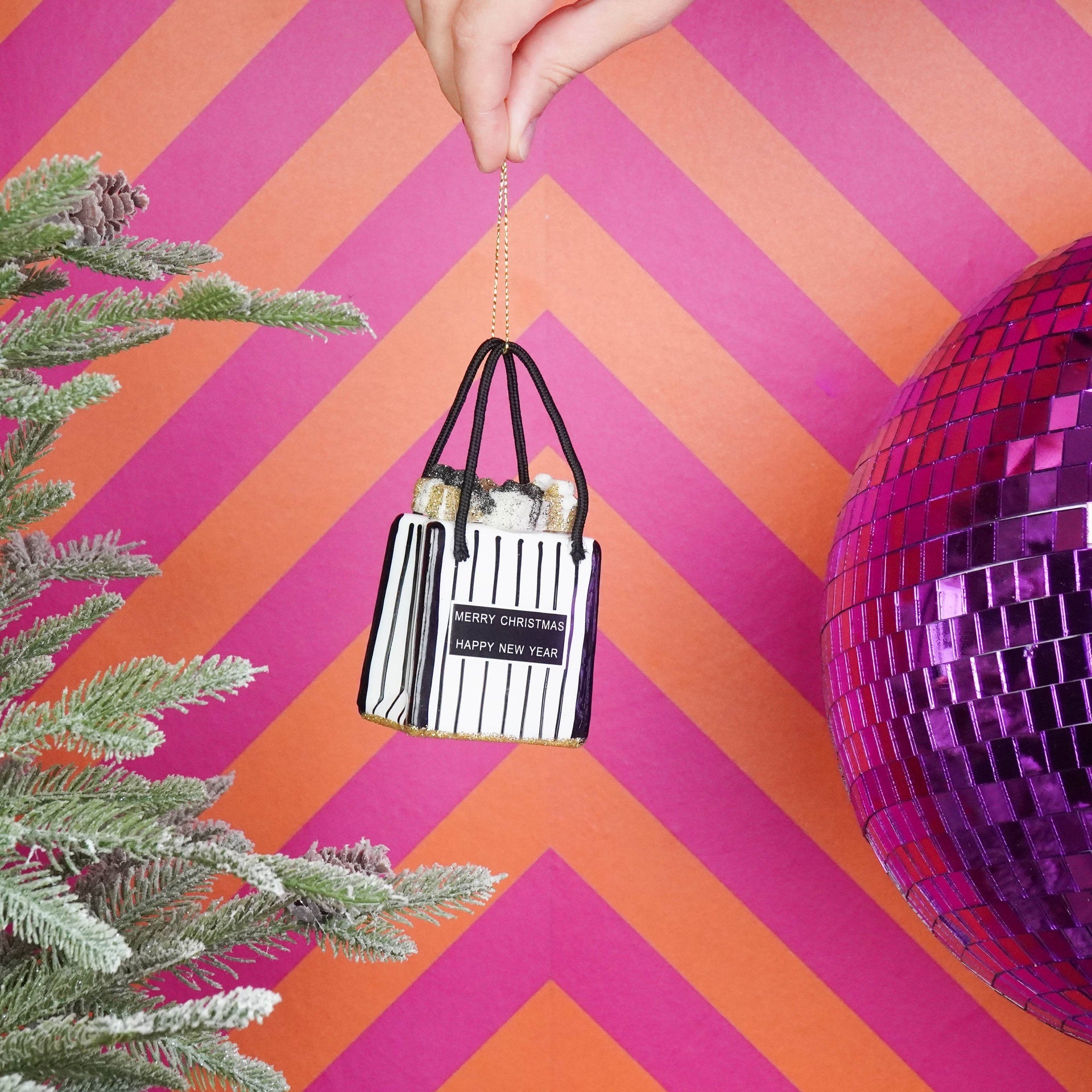 Weihnachtskugel Einkaufstasche