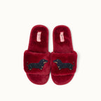 Pair of slippers pins - Dachshund