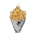 Décoration de Noël cornet de frites, verre, 10 cm – Holly & Jolly