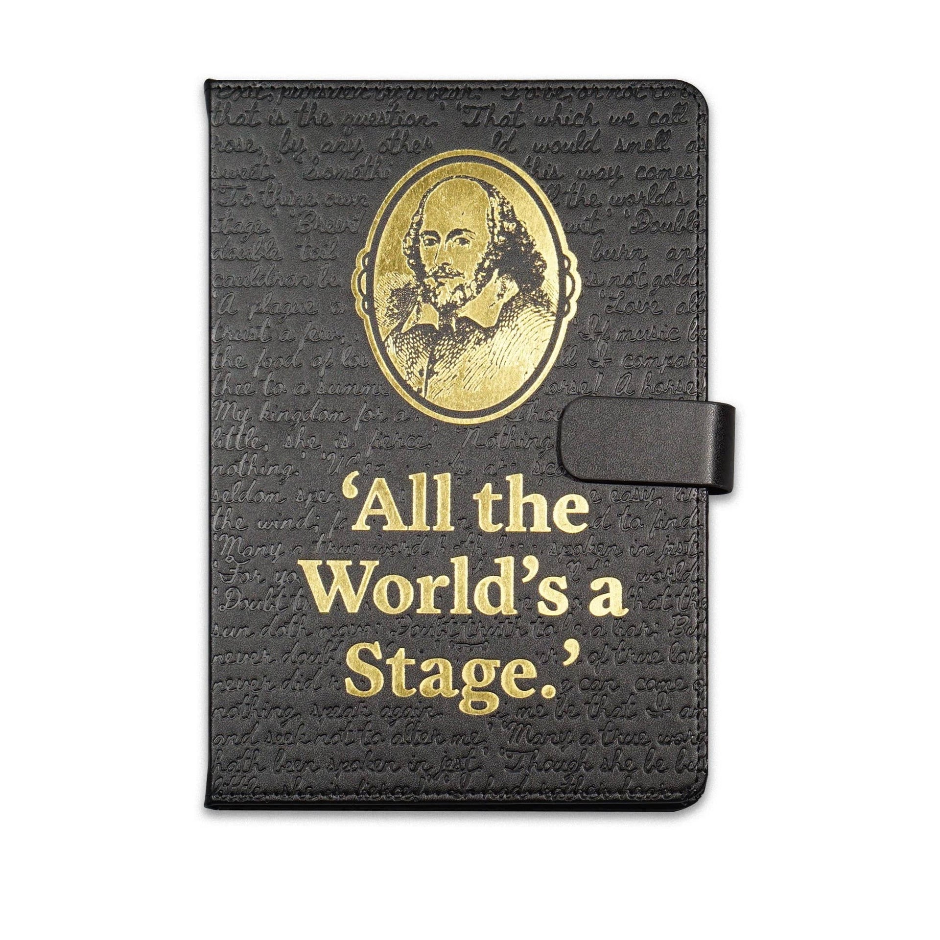 A5 Flexible Notebook Shakespeare - All the world's a stage