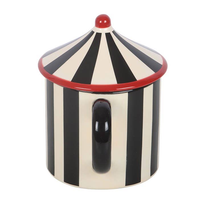 Black Striped Circus Tent Mug
