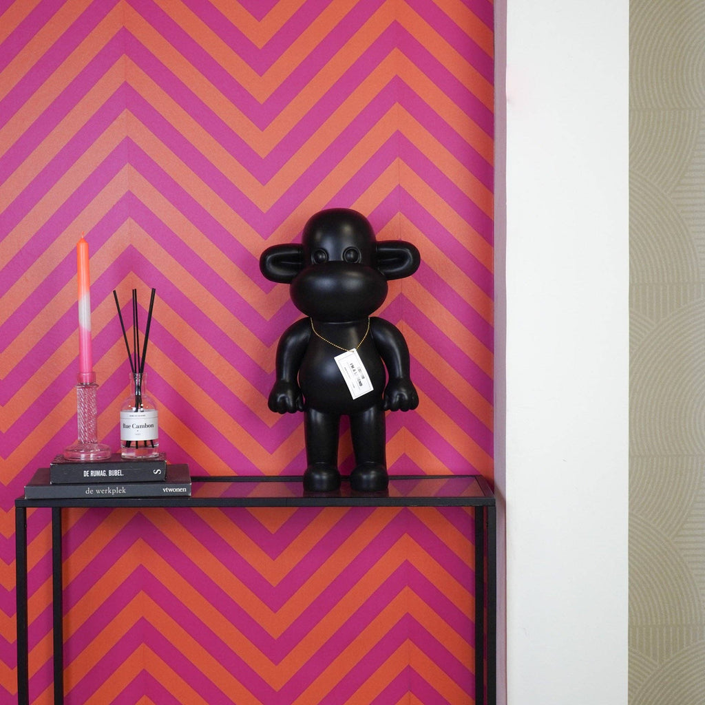 Ornement - Figurine Singe 'La Légende' - Résine - Noir - 33x21x50cm | Designproducten en originele cadeaus
