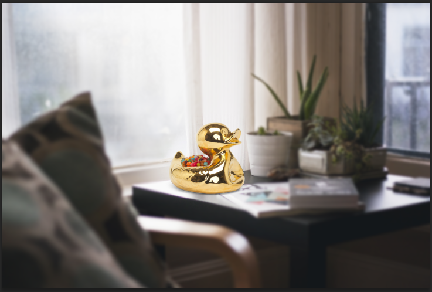 Oggetto regalo di design – M. Ugly Duckling Jaune – Jasmin Djerzic – Jaune – vue 9