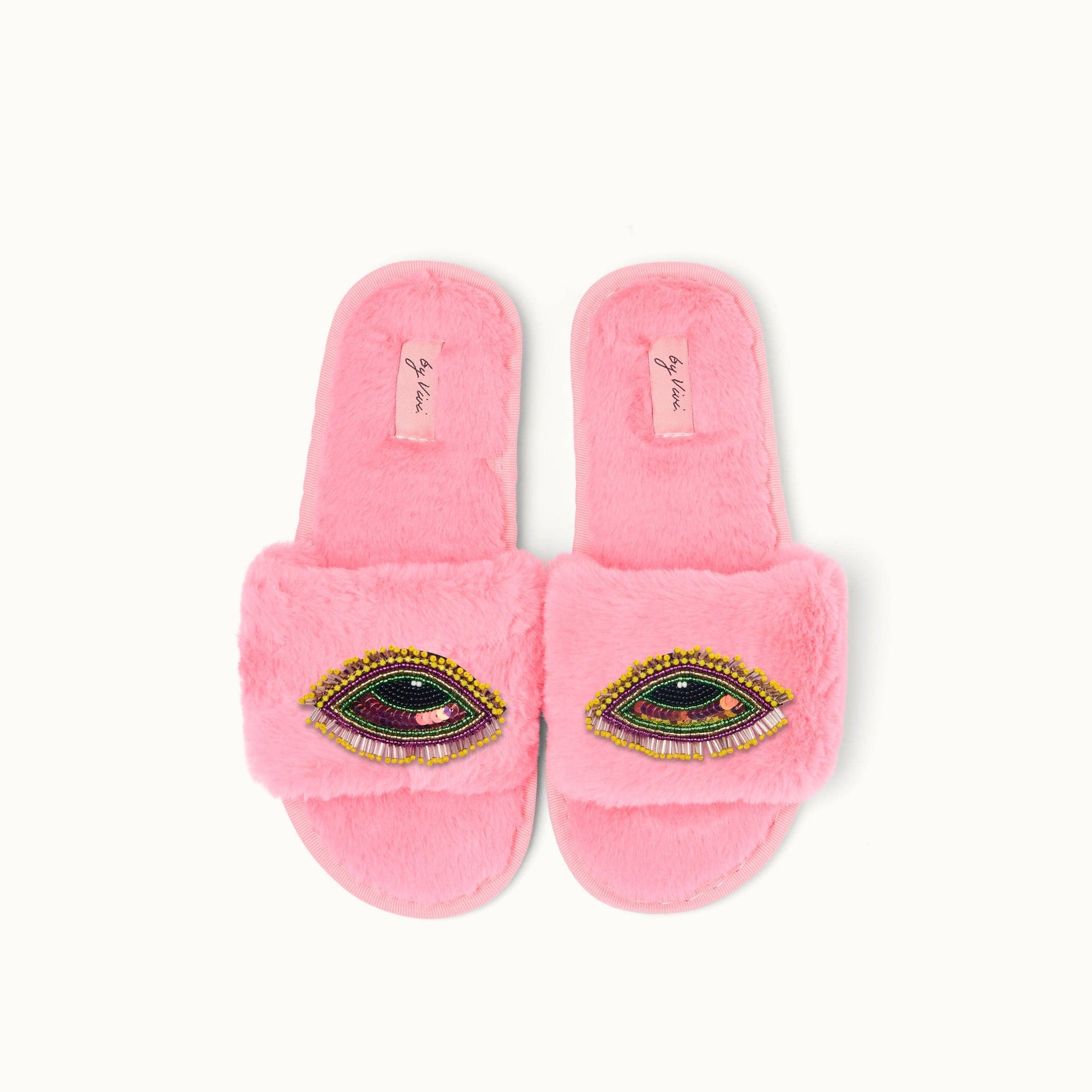 Pair of slippers brooches - Evil Eye