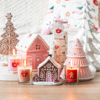 Brûleur à Huile Sapin de Noël Rose | Design e regali originali