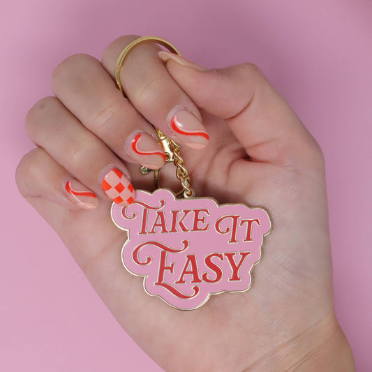 Take It Easy Keychain