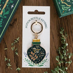 Porte-clés Bouteille de Potion de Sorcière Verte