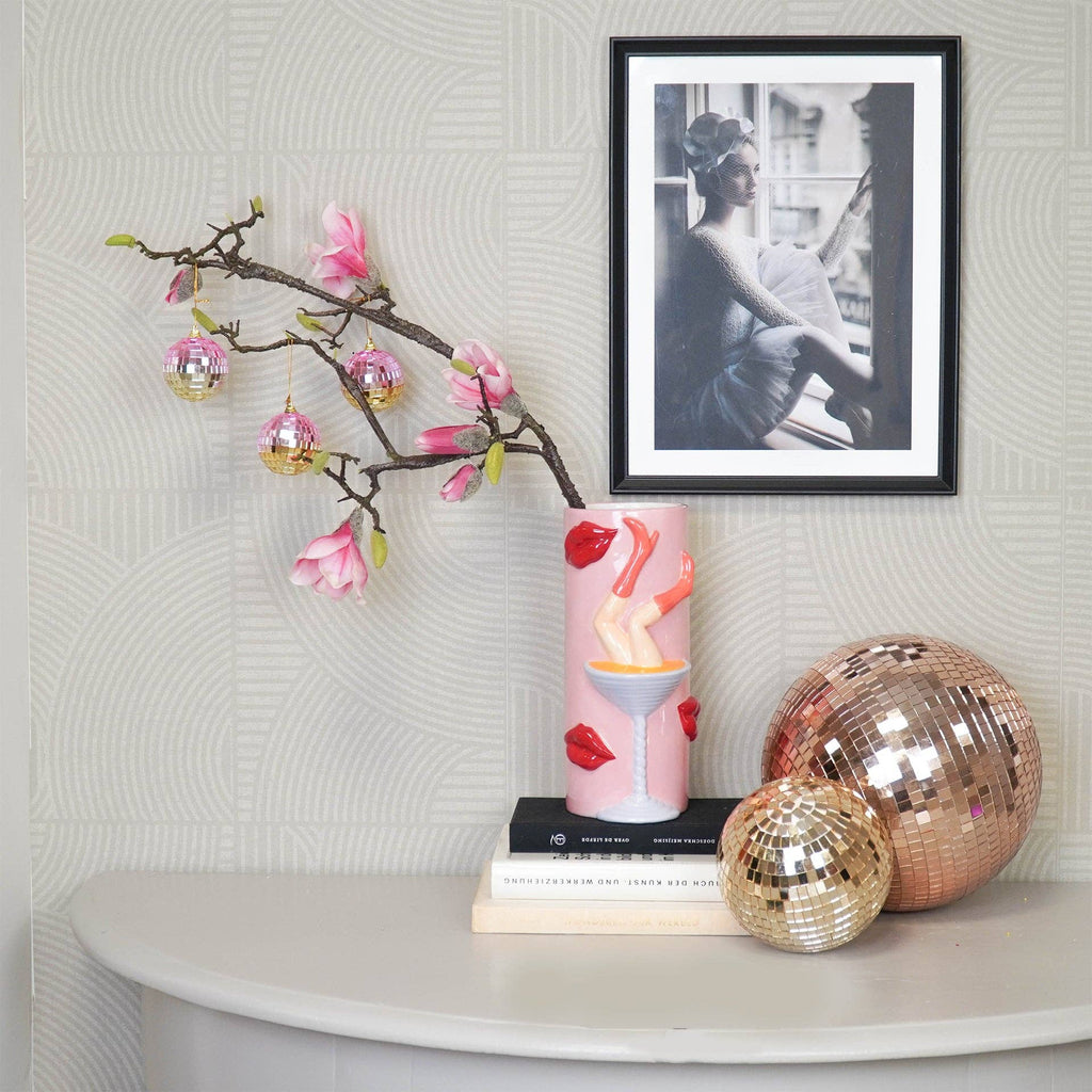Boule de Noël Disco Or - 15cm