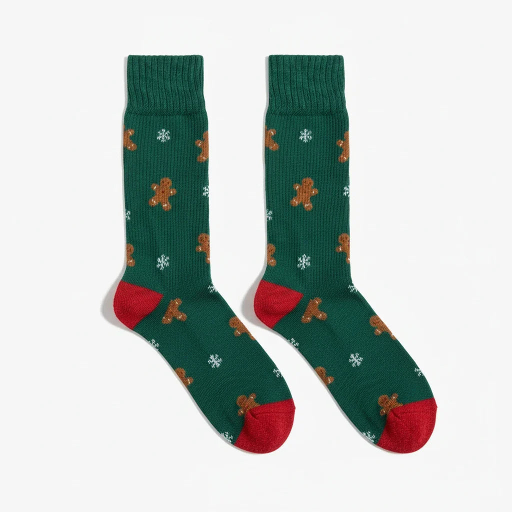 Christmas Gingerbread Socks