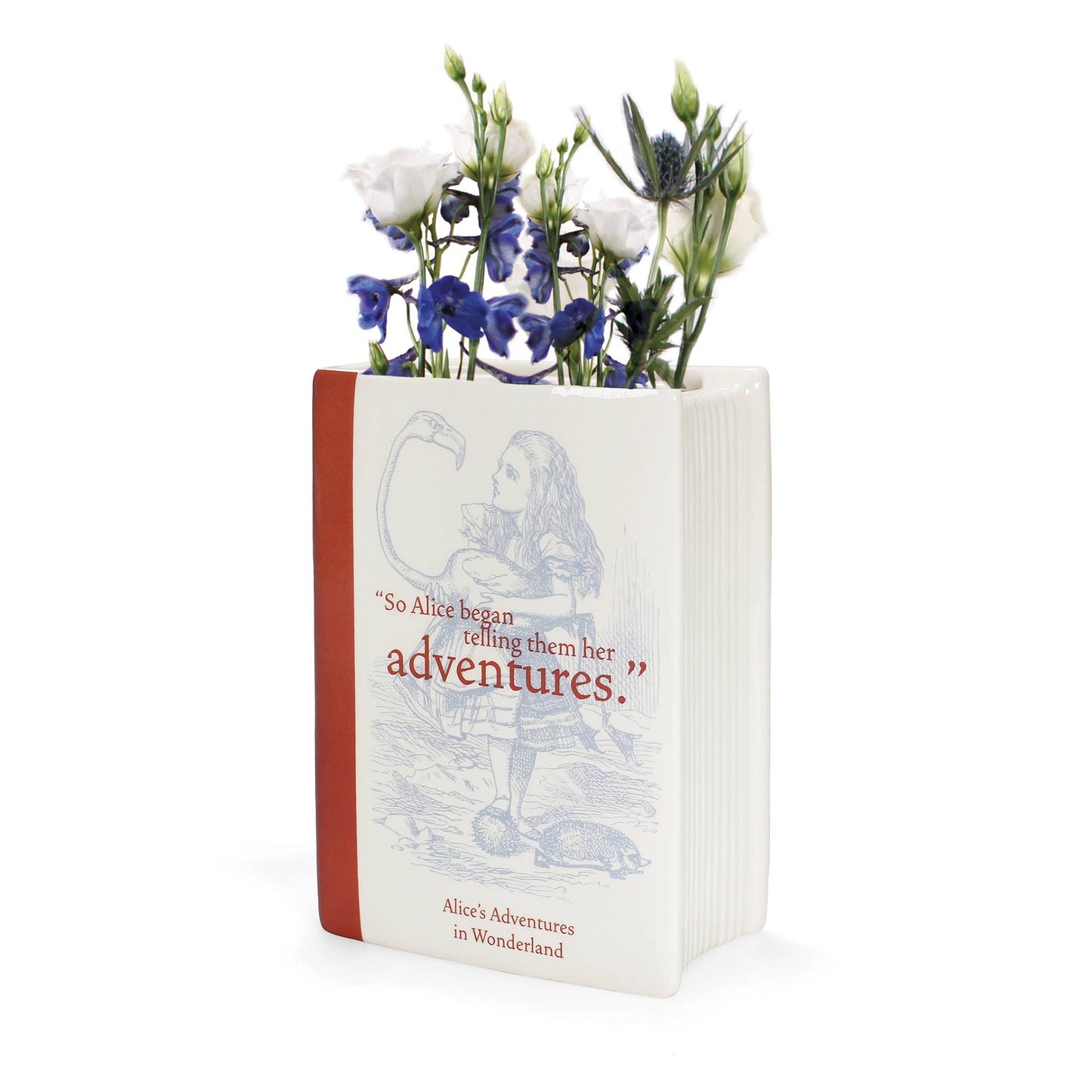 Vase Book Alice in Wonderland - Literary Quote