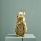 Eduard Eichhorn Tischleuchte, Gold, 34,5 x 17 x 34 cm
