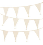 Guirlande décorative en coton - Crème – vue 4 – A Little Lovely Company