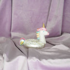 Boule de Noël Bouée Licorne Blanche