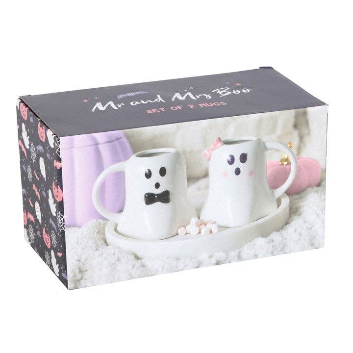 Ensemble de tasses Mr et Mme Fantôme "Boo"