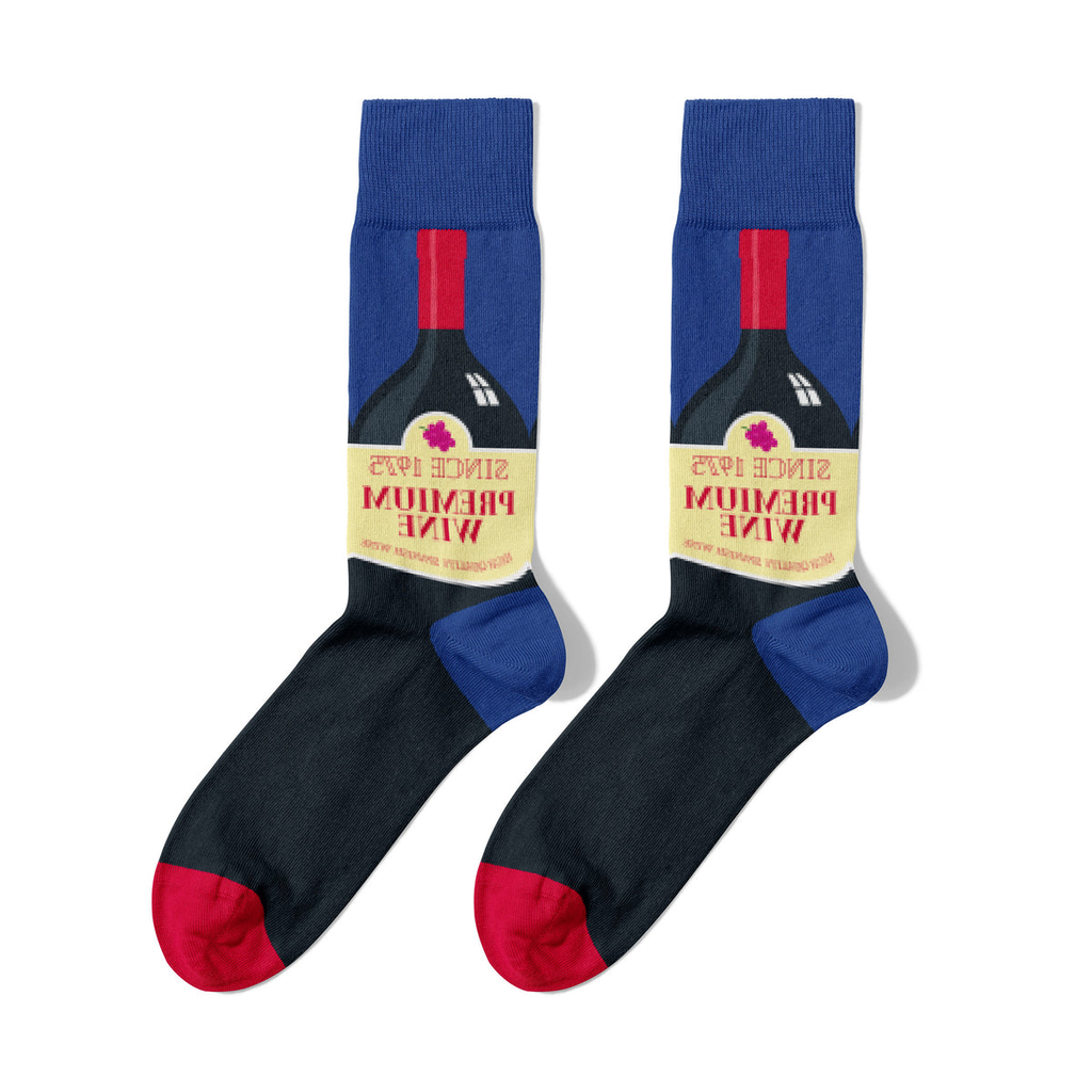 Chaussettes Bouteille de Vin | Design e regali originali