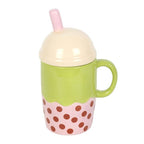 Kawaii Bubble Tea Tumbler with Lid