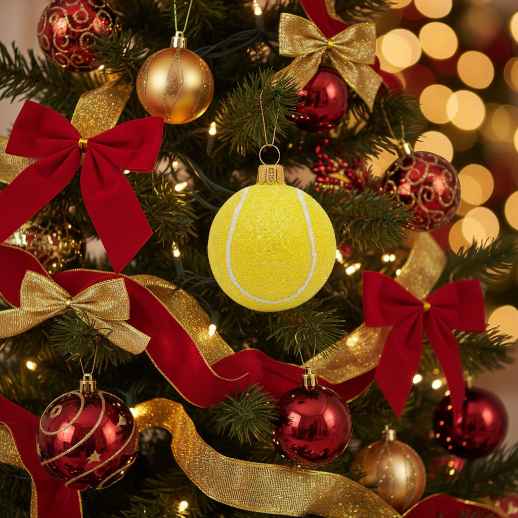 Boule de Noël Balle de Tennis