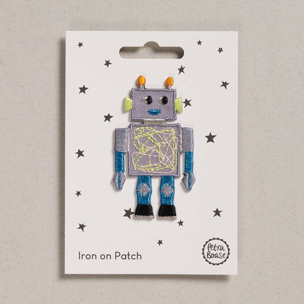 Oggetto regalo di design – patch thermocollant robot petra boase ltd 