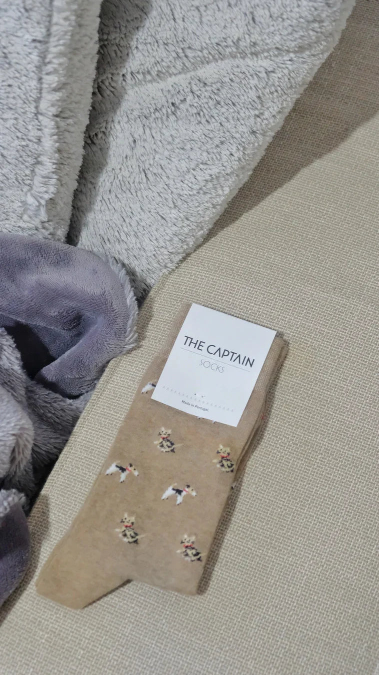 Oggetto regalo di design – chaussettes animaux de compagnie the captain socks 