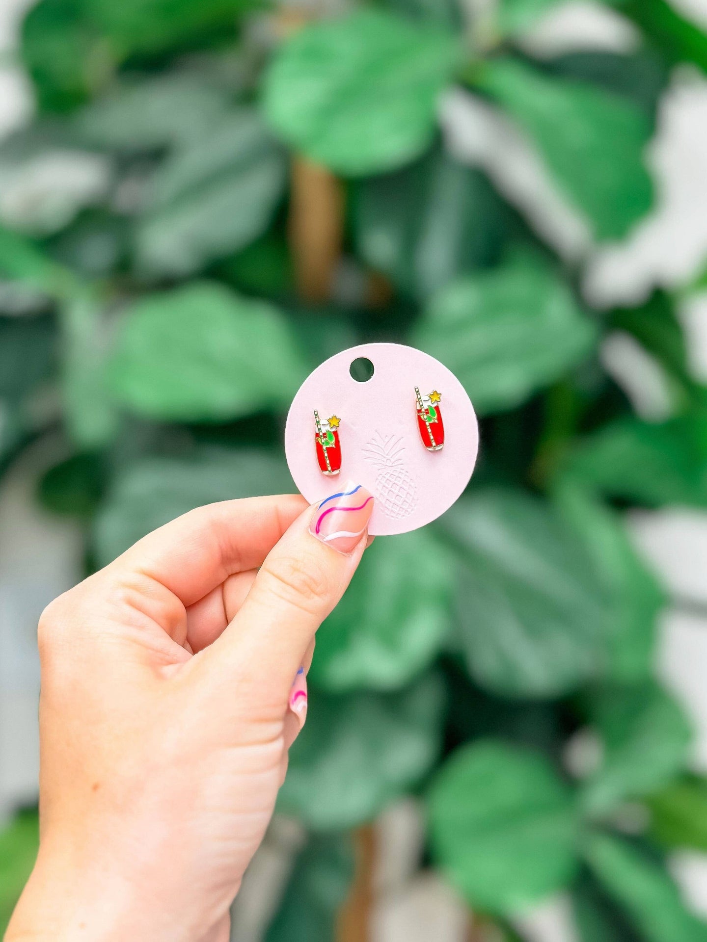 Boucles d'oreilles Cocktails de Noël | Designproducten en originele cadeaus