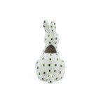 Vase en forme de lièvre en céramique Woodland Animal vert