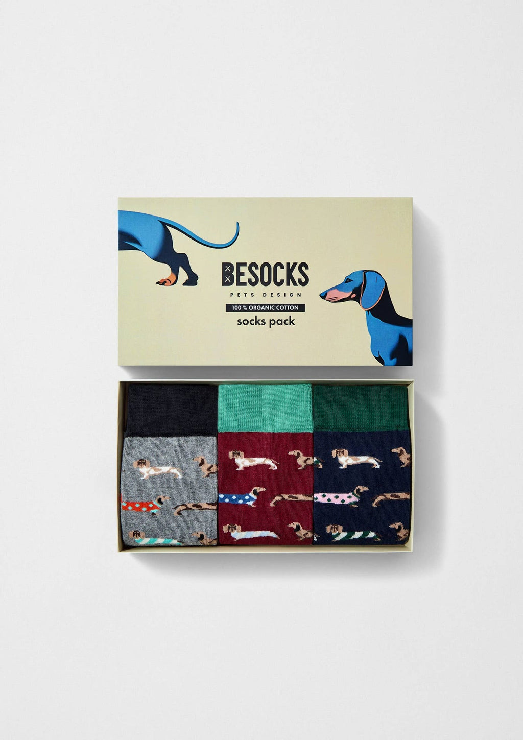 Pack de chaussettes Pets - coton biologique: Multicolor / 41-46 – Besocks