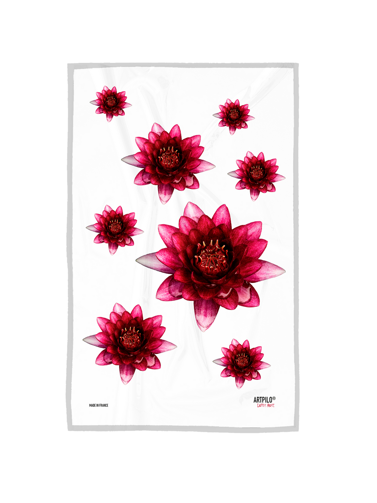 Torchon de cuisine Artpilo, modèle Lotus