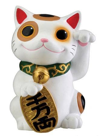 Lucky Cat Maneki Neko Decorative Figurine