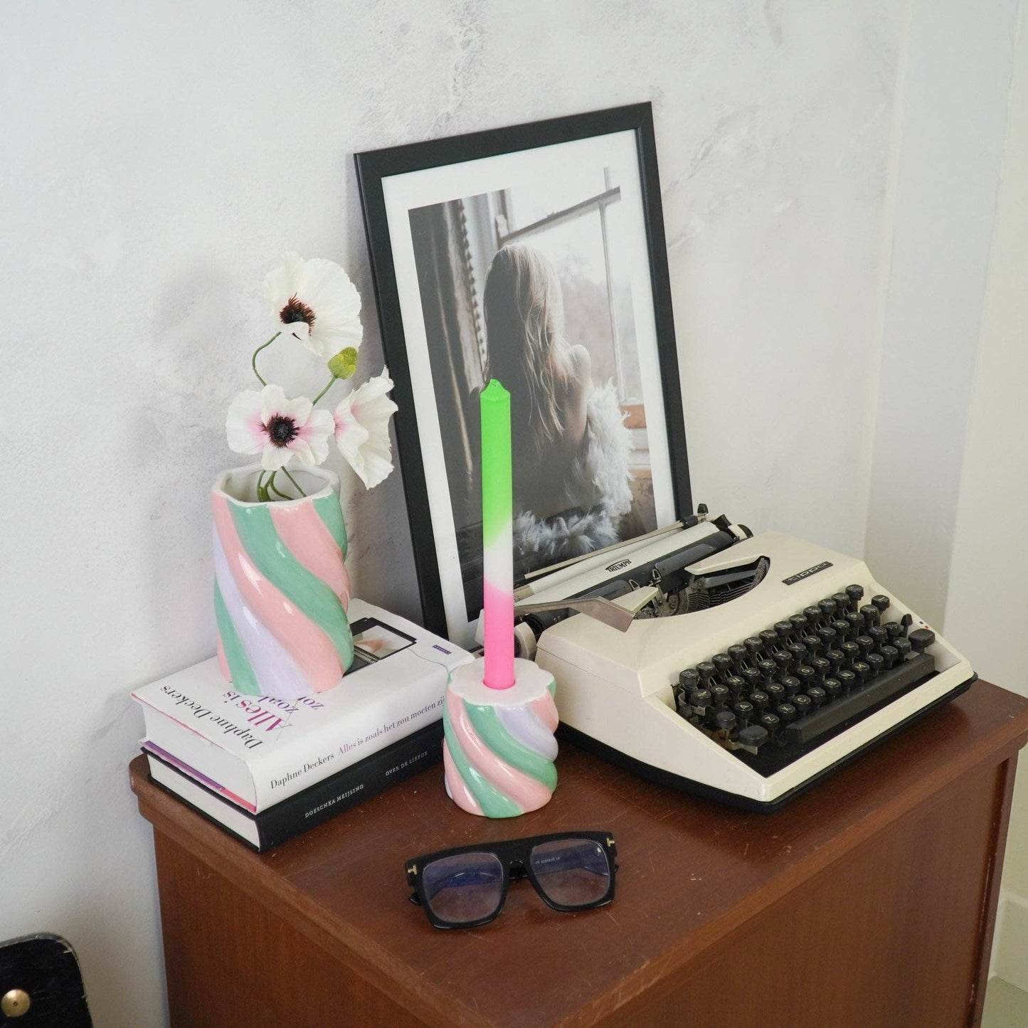 Marshmallow Vase - Pink/Mint/Lilac