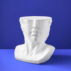 Table d'appoint David, Blanc Magnésie, 53 x 46 x 53 cm