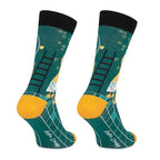 Chaussettes en coton ludiques mi-hautes pour femmes et hommes Patito