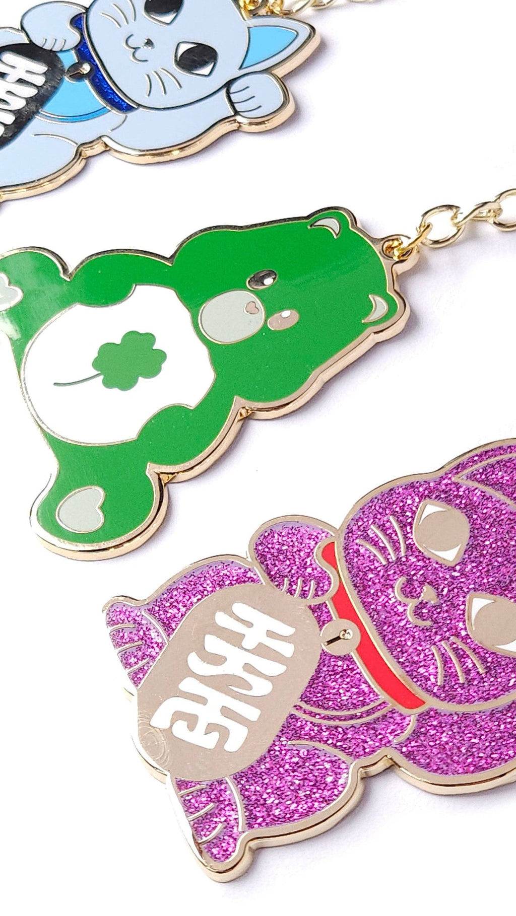 Porte-clés Chat Chanceux Bleu | Design-lahjat ja sisustustuotteet