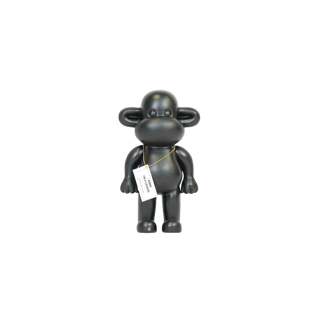 Ornament – ​​Affenfigur „Die Legende“ – Polyresin – Schwarz – 20,5 x 13,5 x 35 cm