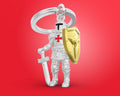 porte cles chevalier metalmorphose