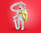 porte cles chevalier metalmorphose